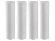 Kit 4 Refil Cartucho Polipropileno Liso 10x2.1/2 0,5 Micras