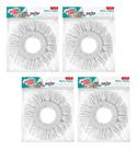 Kit 4 Refil Esfregão Mop Giratório Fit Flash Limp Alta Absorção