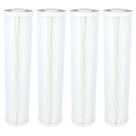 Kit 4 Refil Filtro Água Plissado Lavável Big Blue 20 X 4 1/2 Branco Kit 4 Refil Filtro Água Plissado Lavável Big Blue 20 X 4 1/2 Branco