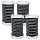 Kit 4 Refil Filtro Carbon Block 4 7/8 Com Carvão Ativado