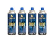 Kit 4 refil gás butano buddy volcano 227g