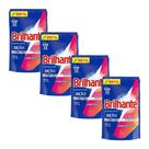 Kit 4 Refil Lava Roupas Líquido Brilhante Roupas Brancas e Coloridas Limpeza Total 900ml
