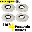 Kit 4 Refil Mop Giratório com Balde 360 Esfregão Universal 16 Cm Original