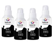 Kit 4 Refil Tintas GI10 Preta Compativel para Canon G6010, G7010, GM2010, GM4010. Kit 4 Refil Tintas GI10 Preta Compativel para Canon G6010, G7010, GM2010, GM4010.