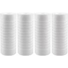 Kit 4 Refis Ranhurados de Reposição 7" Melt Blown para Filtro de Máquina de Lavar Maqlav Acquabios