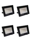 kit 4 Refletor Led 100w Holofote bivolt Prova Dágua Ip66 Branco Frio 6000K