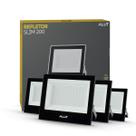 Kit 4 Refletor Led 200w 6500k Branco Frio Bivolt a prova d'água Alut Cod: ALUT000702-4 Alut By Avant