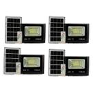 Kit 4 Refletor LED 50W 6500K IP65 Placa Solar Foxlux