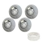 Kit 4 Refletor Led RGB 9W Para Piscina Luxpool Com Cabo 10M Kit 4 Refletor Led RGB 9W Para Piscina Luxpool Com Cabo 10M
