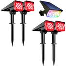 Kit 4 Refletor Solar Ecoforce 10 Leds 200x Mais Forte Colorida Verde Branco Quente Frio Azul Spot Parede Jardim Luminária Kit 4 Refletor Solar Ecoforce 10 Leds 200x Mais Forte Colorida Verde Branco Quente Frio Azul Spot Parede Jardim Luminária