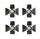 Kit 4 refletores cob 100w branco quente e branco frio one light