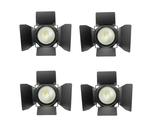 Kit 4 refletores cob 200w branco quente e branco frio one light
