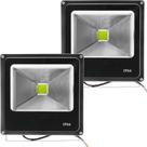 Kit 4 Refletores LED Refletor Led 20W com Proteção IP66 Verde Outras Marcas