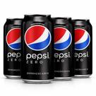 Kit 4 Refrigerante PEPSI Black Zero Lata 350ml