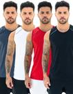 Kit 4 Regatas Masculinas Dry Fit Camisa Básica Lisa Treinos Kit 4 Regatas Masculinas Dry Fit Camisa Básica Lisa Treinos