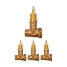 Kit 4 Registro De Pressão 3/4 Pol Base Docol -