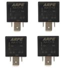 Kit 4 Rele Auxiliar RA-1712 4 Pinos 12v 70 Amperes Linha Fiat