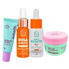 Kit 4 Renovadores Kokeshi Vitamina C Rosa Mosquesta Pele Porcelana Olhos de Gueixa Kit 4 Renovadores Kokeshi Vitamina C Rosa Mosquesta Pele Porcelana Olhos de Gueixa