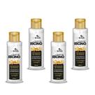 KIT 4 Reparador de Pontas Óleo de Ricino Crescimento Mahair