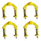 Kit 4 Reparo Salva Caixinha De Luz 4x2 E 4x4 Fixador Pvc