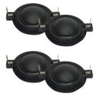 Kit 4 Reparos Driver Compatível Com Plg Viper / Tsr / Orion Corneta Fenólico 8 Ohms Completo 100w Rms