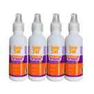 Kit 4 Repelente Happy Sol Icaridina 120ml Contra Dengue