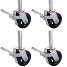 Kit 4 rod.gir.150mm espi.lisa 140 mm freio r.ferro c/borr-rol.3797 Kit 4 rod.gir.150mm espi.lisa 140 mm freio r.ferro c/borr-rol.3797