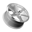 Kit 4 Roda Aro 17x8 Rodera GT Ford/Peugeot 4X108 Prata Diam.