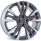 Kit 4 rodas 15x6 4X98 Palio Sporting Grafite Diamantada Krmai R18