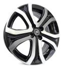 Kit 4 Rodas 16x6 4x98 Fiat Pulse Preta Diamantada Krmai S41