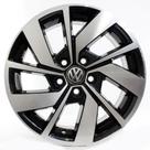 Kit 4 Rodas 17x7 5x112 Jetta GLI Preta Diamantada Krmai S19