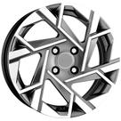 Kit 4 Rodas Aro 14x6 Krmai HB20 S42 4x100 ET38 Grafite Diamante