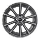 Kit 4 Rodas Aro 15x6 4x100 Eclipse Grafite Diamantada Krmai K63
