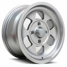 Kit 4 Rodas Aro 15x6 Cromium Fusca 4x130 D.Prata BRW 1880