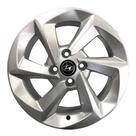 Kit 4 Rodas Aro 15x6 HB20 Confort Plus 4X100 Prata BRW 1290
