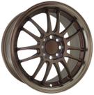 Kit 4 Rodas Aro 15x7 VOLK RE30 4X100/114 BRONZE B/ACT