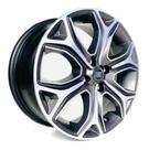Kit 4 Rodas Aro 16X6 4X98 Strada Volcano Grafite Fosca Diamantada Krmai S29