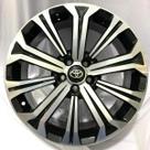 Kit 4 Rodas Aro 16x6 5x100 Corolla Preta Diamantada Krmai S22