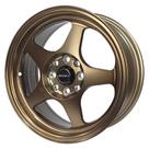 Kit 4 Rodas Aro 16x7 Rodera EVO 4x100/108 ET35 Bronze