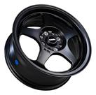Kit 4 Rodas Aro 16x7 Rodera EVO 4x100/108 ET35 Preto Fosco