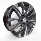 Kit 4 Rodas Aro 17 5x105 GM Tracker Grafite Diamantada S24