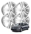 kit 4 Rodas aro 17 Tiguan R line Gol Prata