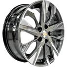 Kit 4 Rodas Aro 17x7 5x105 Tracker Grafite Diamantada Krmai S24
