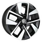 Kit 4 Rodas Aro 18X7 5x120 Amarok Preta Diamantada Krmai S58