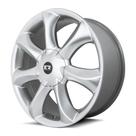 Kit 4 Rodas Aro 18x7 Santorini 5x100/105 Et 40 Prata Krmai K54