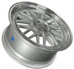 Kit 4 Rodas Aro 18x8,5 Rodera LM 5X112 Prata Et 35