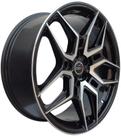 Kit 4 Rodas Aro 20x8 Incitatus B.A.R 5X100 Black Diam.