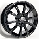 Kit 4 Rodas Esportiva Aro 15 4x100 Gol Voyage Onix Prisma Black Scorro S220
