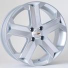 Kit 4 rodas GM Agile Montana sport Aro 17 4X100 ET43 Prata R26