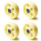 Kit 4 Rodas para Paleteira 160x50 com Rolamento Reforçado